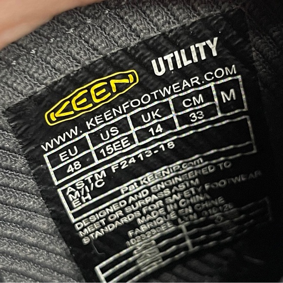 Keen Flint 11 Sport Men's Utility Footwear Men’s Size 15EE Carbon Toe - Picture 4 of 6